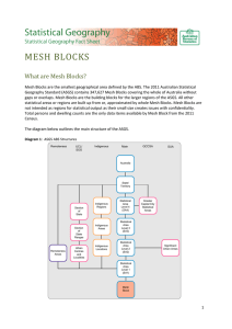 MESH BLOCKS What are Mesh Blocks?