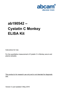 ab190542 – Cystatin C Monkey ELISA Kit