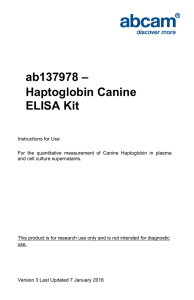 ab137978 – Haptoglobin Canine ELISA Kit