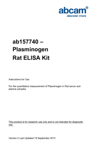 ab157740 – Plasminogen Rat ELISA Kit