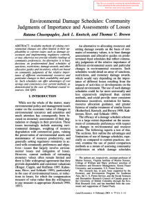 Environmental Damage Schedules: Community Ratana  Chuenpagdee, Jack