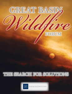 Wildfire Great Basin forum the search for solutions