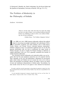 [J. Heisig and J. Maraldo, eds., Rude Awakenings: Zen, the... the Question of Nationalism, University of Hawaii, 1995, pp. 151-173.]