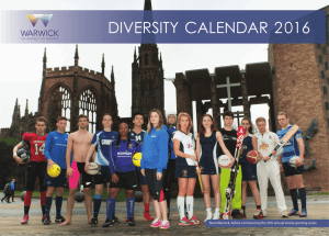 DIVERSITY CALENDAR 2 016