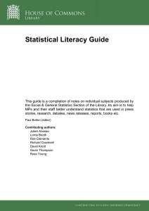 Statistical Literacy Guide