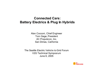 Connected Cars: Battery Electrics &amp; Plug In Hybrids