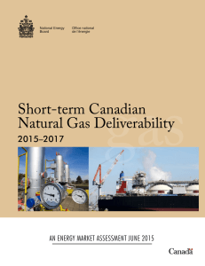 gas Short-term Canadian Natural Gas Deliverability 2015–2017