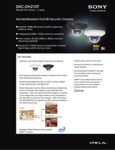 SNC-DH210T Vandal-Resistant Full HD Security Camera