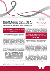 Global Education Profiler (GE-P)