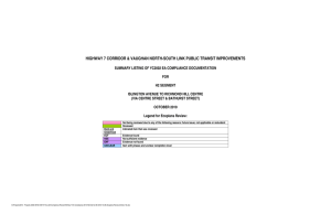 HIGHWAY 7 CORRIDOR &amp; VAUGHAN NORTH-SOUTH LINK PUBLIC TRANSIT IMPROVEMENTS