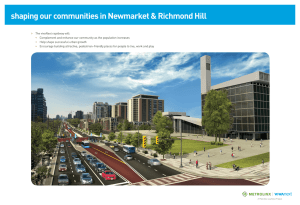 shaping our communities in Newmarket &amp; Richmond Hill &gt;