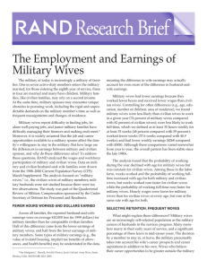 The Employment and Earnings of Military Wives
