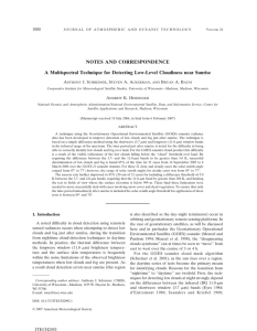NOTES AND CORRESPONDENCE A J. S