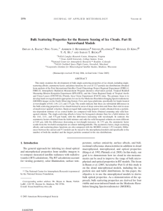 Bulk Scattering Properties for the Remote Sensing of Ice Clouds.... Narrowband Models B A. B