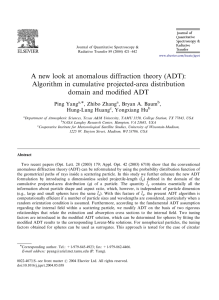 Anew look at anomalous diffraction theory (ADT): domain and modiﬁed ADT