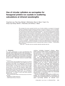 Use of circular cylinders as surrogates for calculations at infrared wavelengths