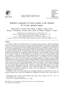 Radiative properties of cirrus clouds in the infrared