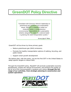 GreenDOT Policy Directive