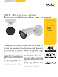 AXIS P14 Network Camera Series