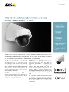 AXIS P54 PTZ Dome Network Camera Series