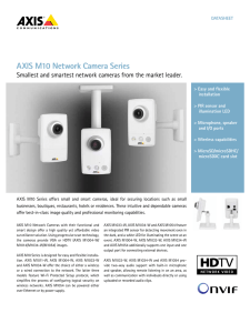 AXIS M10 Network Camera Series