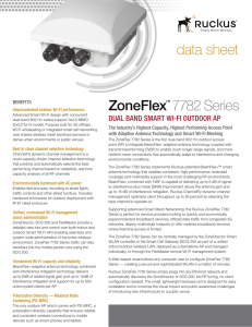 data sheet ZoneFlex  7782 Series