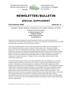 NEWSLETTER/BULLETIN SPECIAL SUPPLEMENT