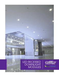 LED RECESSED DOWNLIGHT MODULES