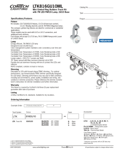 LTK816GU10ML Mini Gimbal Ring Builders Track Kit with