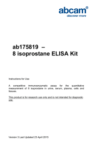 ab175819  – 8 isoprostane ELISA Kit