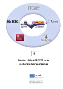 5 Relation of the AEROVET units to other modular approaches