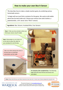 How to make your own Box It Sensor