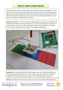 How to make a Colour Sensor