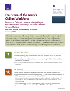 The Future of the Army’s Civilian Workforce