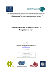 Assessing the impact of higher education expansion on economic restructuring,