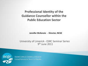 University of Limerick - ESRC Seminar Series 9 June 2011