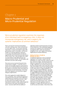 Chapter 2 Macro-Prudential and Micro-Prudential Regulation