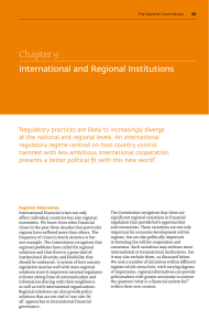 Chapter 9 International and Regional Institutions