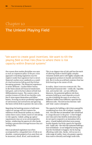Chapter 10 The Unlevel Playing Field