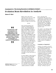 Analysis Evolution Revolution