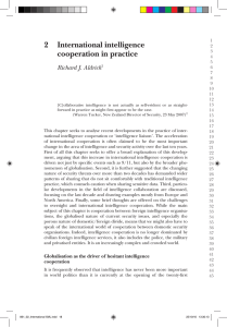 2  International intelligence cooperation in practice Richard J. Aldrich 1