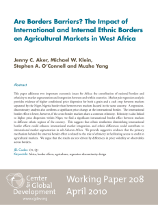 Are Borders Barriers? The Impact of International and Internal Ethnic Borders