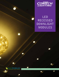 LED RECESSED DOWNLIGHT MODULES