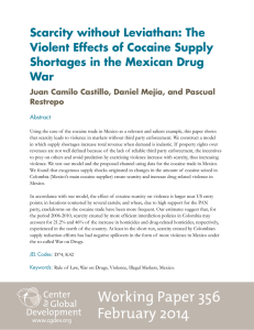 Scarcity without Leviathan: The Violent Effects of Cocaine Supply War
