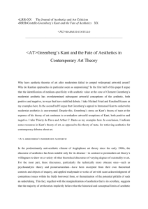 &lt;LRH&gt;XX The Journal of Aesthetics and Art Criticism