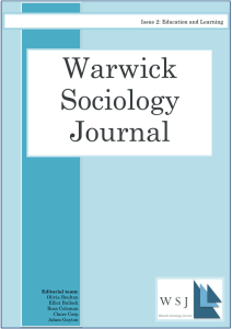 Warwick Sociology Journal Issue 2: Education and Learning