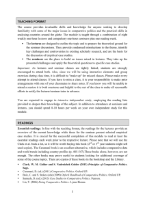 TEACHING FORMAT