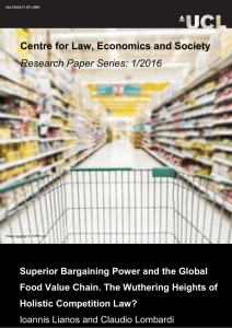 Centre for Law, Economics and Society Research Paper Series: 1/2016