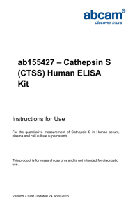 ab155427 – Cathepsin S (CTSS) Human ELISA Kit Instructions for Use