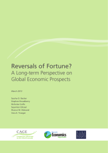 Reversals of Fortune? A Long-term Perspective on Global Economic Prospects March 2013